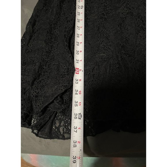 HAANI dress size 2X black lace fit and flare sleeveless - Picture 5 of 7